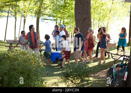 ROB SCHNEIDER, ADAM SANDLER, Kevin James, Maria Bello, Maya Rudolph, ERWACHSENE, 2010 Stockfoto