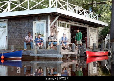 CHRIS ROCK, David Spade, Kevin James, ADAM SANDLER, Rob Schneider, ERWACHSENE, 2010 Stockfoto