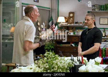 PETE POSTLETHWAITE, Jeremy Renner, DIE STADT, 2010 Stockfoto