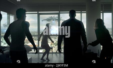 ERIC BALFOUR, BRITTANY DANIEL, CRYSTAL REED, Skyline, 2010 Stockfoto