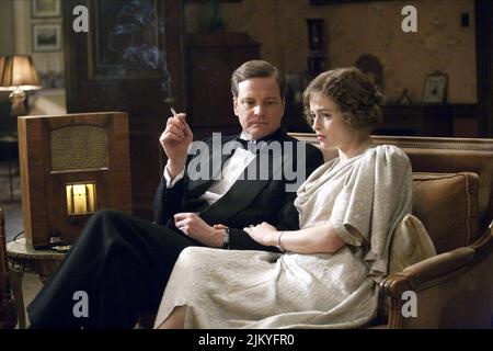 COLIN FIRTH, Helena Bonham Carter, die KING'S SPEECH, 2010 Stockfoto