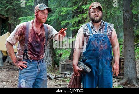 ALAN TUDYK, TYLER LABINE, Tucker und Dale gegen böse, 2010 Stockfoto