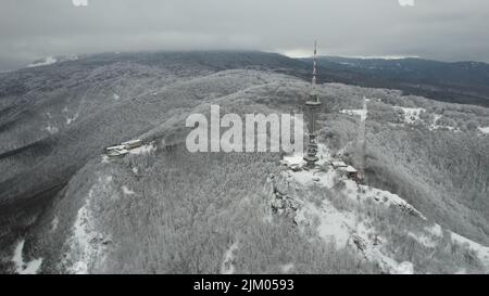 Fernsehturm des Vitosha-Berges Stockfoto