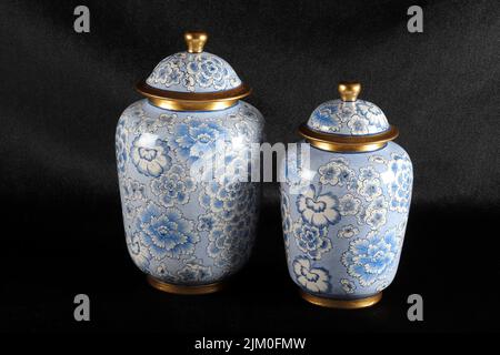 Dekorative antike handgemachte Keramikvase Stockfoto