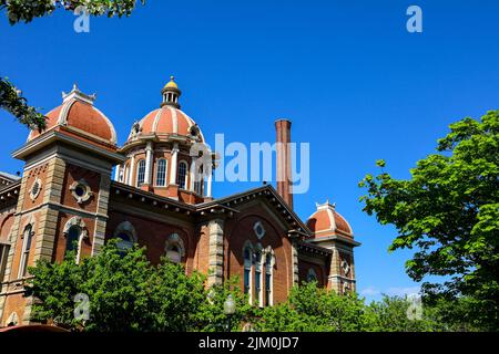 Der Blick auf das Rathaus von Hastings. Minnesota, Usa. Stockfoto