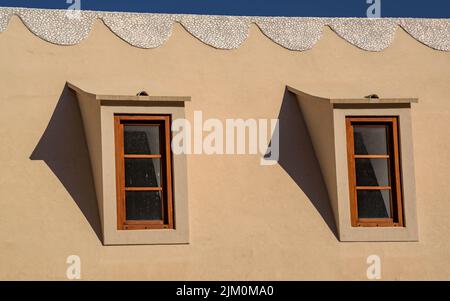 Chalet entworfen von Gaudí im Catllaràs Gebirge (Berguedà, Barcelona, Katalonien, Spanien) ESP: Chalet diseñado por Gaudí en la Pobla de Lillet Stockfoto