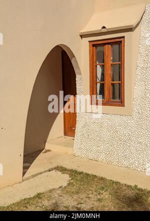 Chalet entworfen von Gaudí im Catllaràs Gebirge (Berguedà, Barcelona, Katalonien, Spanien) ESP: Chalet diseñado por Gaudí en la Pobla de Lillet Stockfoto