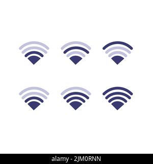 WiFi-Vektor-Symbol. Stock Vektor