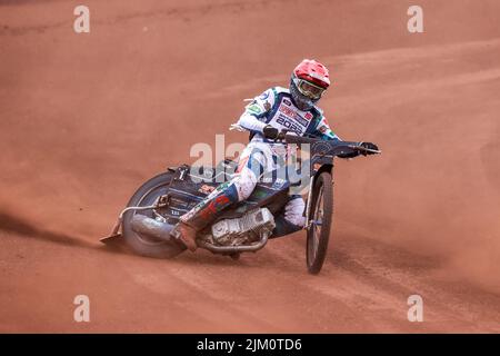 Adam Ellis - Speedway British Final - National Speedway Stadium, Manchester - 1. August 2022 Stockfoto