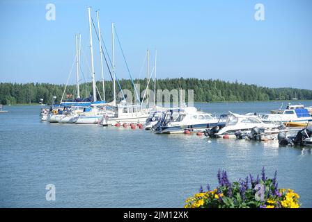 Loviisa City Finnland Stockfoto