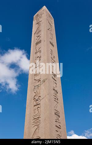 Ägyptisches Denkmal in Istambul. Theodosius Obelisk. Sultanahmet, Türkei Stockfoto