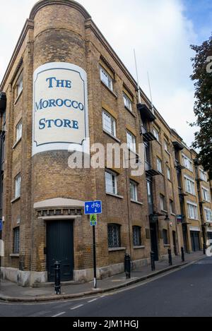 Umgebautes Lager im Morocco Store, London Bridge, Southwark, jetzt Büros und Wohnungen. Stockfoto