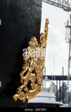 Emblem Auf Dem Schorpioen-Schiff In Den Helder Niederlande 23-9-2019 Stockfoto