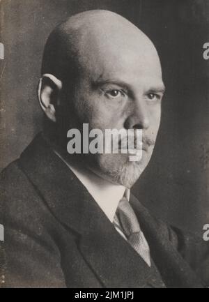 Porträt von Walther Rathenau (1867-1922). Museum: PRIVATE SAMMLUNG. Autor: ANONYM. Stockfoto