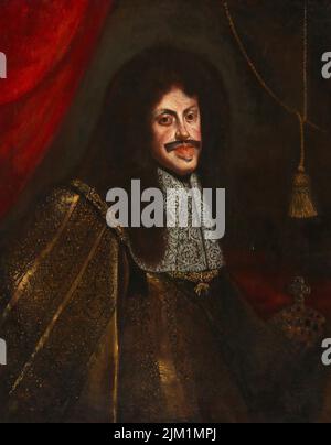 Porträt von Kaiser Leopold I. (1640-1705). Museum: PRIVATE SAMMLUNG. Autor: ANONYM. Stockfoto