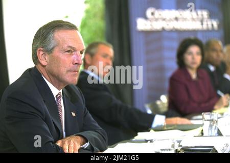 Büro des Sekretärs - SEKRETÄR DONALD EVANS WEISSHAUS FOTOS Stockfoto