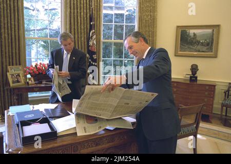 Büro des Sekretärs - SEKRETÄR DONALD EVANS WEISSHAUS FOTOS Stockfoto