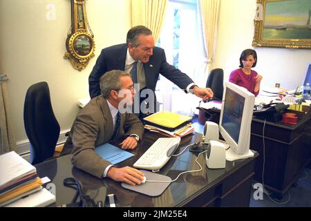 Büro des Sekretärs - SEKRETÄR DONALD EVANS WEISSHAUS FOTOS Stockfoto