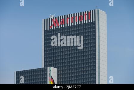 Hotel Marriott, Hamburger Allee, Frankfurt am Main, Hessen, Deutschland Stockfoto