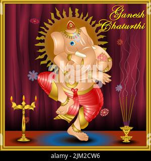 Lord Ganesh Chaturthi - Festival Stockfoto