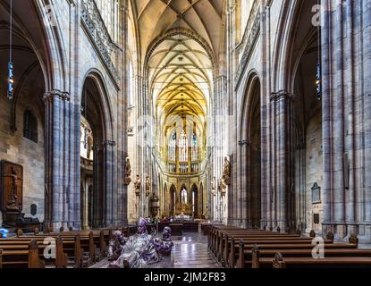 Veitsdom in Prag, Tschechische Republik, 18. Mai 2022 Stockfoto