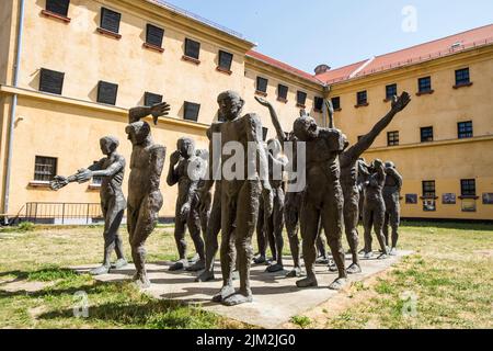 Rumänien, Maramures, Sighetu Marmatiei, Museum und Gedenkstätte für die Opfer des Kommunismus und des Widerstands Stockfoto