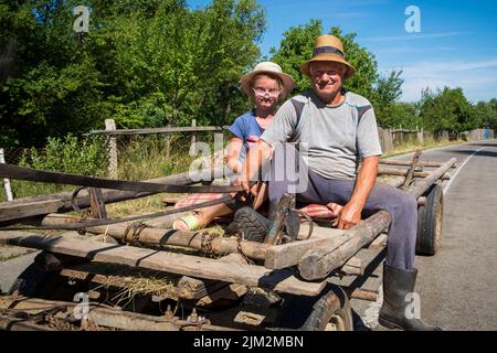 Rumänien, Siebenbürgen, Dorolea, Alltag auf dem Land Stockfoto