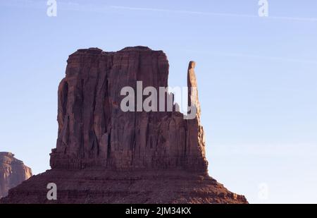 Wüste Rocky Mountain Amerikanische Landschaft. Morgen Sonniger Sonnenaufgang Stockfoto