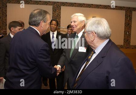 Büro des Sekretärs - FOTOS MIT SEKRETÄR DONALD EVANS AUS JAPAN Stockfoto
