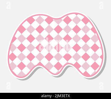 Patchwork handgezeichnete Textilschrift. Niedliche Textilschrift für Scrapbook- oder Collagendesign. Patchwork Alphabet Buchstaben für deine Dekoration mit verworrenen Mustern. Stock Vektor