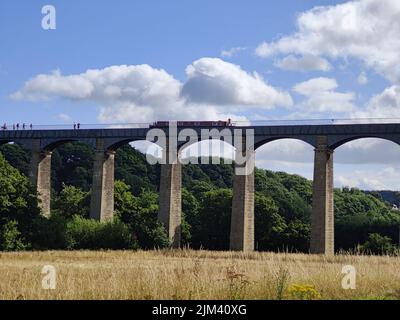 Llangollen Drohne Stockfoto