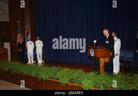 National Oceanic and Atmospheric Administration - ÜBERNAHME DER BEFEHLSZEREMONIE UND DES EMPFANGS Stockfoto