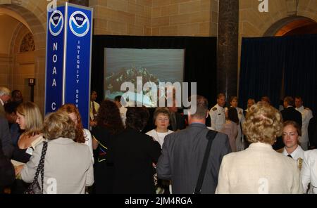 National Oceanic and Atmospheric Administration - ÜBERNAHME DER BEFEHLSZEREMONIE UND DES EMPFANGS Stockfoto