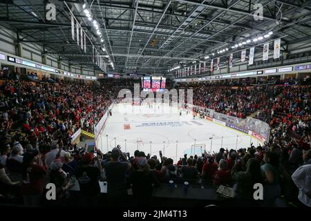 Jun 13 2022 Windsor Ontario Canada, Windsor Spitfires schlug die Hamilton Bulldogs 5-2, um ein Spiel 7 zu zwingen (nur im Editorial). Luke Durda/Alamy Stockfoto