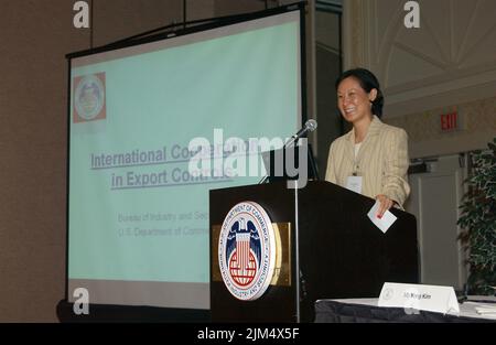 Büro für Industrie und Sicherheit - Internationale Programme: Länderaktualisierung, Mi-Yong Kim Stockfoto