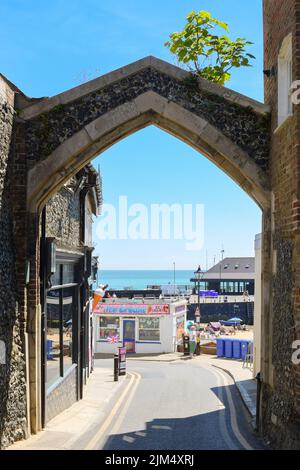 York Gate, Harbour Street, Broadstairs, Kent, England, VEREINIGTES KÖNIGREICH Stockfoto