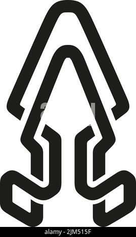 Abstraktes geometrisches Design von Tintenfisch Stock Vektor