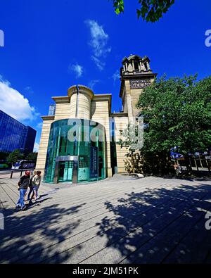 Die Laing Art Gallery in Newcastle upon Tyne im Stadtzentrum die Galerie wurde im Barockstil mit Jugendstilelementen von Architekten gestaltet Stockfoto