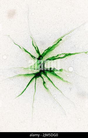 Ein abstraktes Aquarell von Hand bemalt Stockfoto