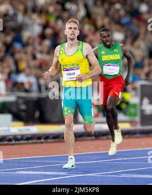 Birmingham, Großbritannien, 4.. August 2022; Alexander Stadium, Birmingham, Midlands, England: Tag 7 der Commonwealth Games 2022: Cedric Dubler (AUS) tritt beim Men's Decathlon 400m an Stockfoto