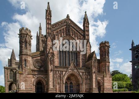 Hereford Cathedral, Hereford, Herefordshire, England Stockfoto