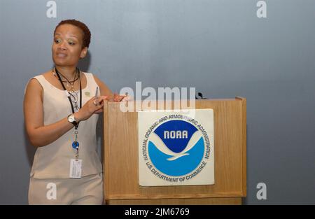 National Oceanic and Atmospheric Administration - NRAP (Rotational Assignment Program) Zeremonie Stockfoto
