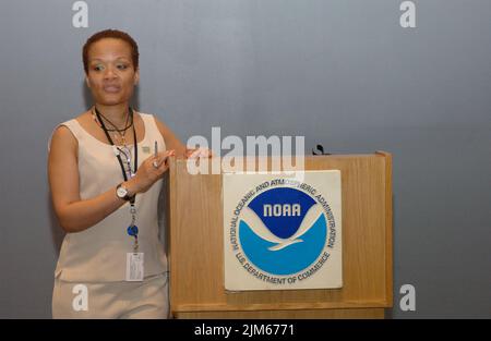 National Oceanic and Atmospheric Administration - NRAP (Rotational Assignment Program) Zeremonie Stockfoto