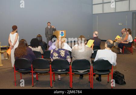 National Oceanic and Atmospheric Administration - NRAP (Rotational Assignment Program) Zeremonie Stockfoto
