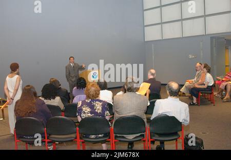 National Oceanic and Atmospheric Administration - NRAP (Rotational Assignment Program) Zeremonie Stockfoto