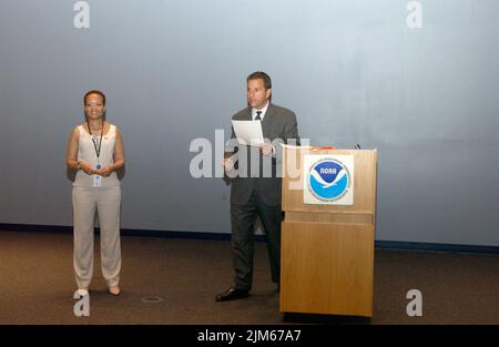 National Oceanic and Atmospheric Administration - NRAP (Rotational Assignment Program) Zeremonie Stockfoto