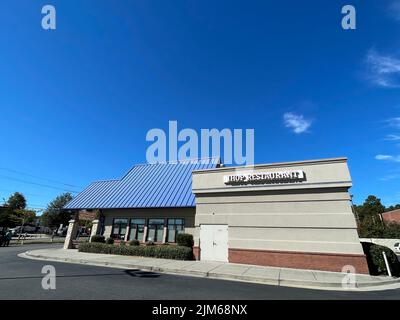 Augusta, GA USA - 10 18 21: Seitenansicht des IHOP-Restaurantgebäudes Stockfoto