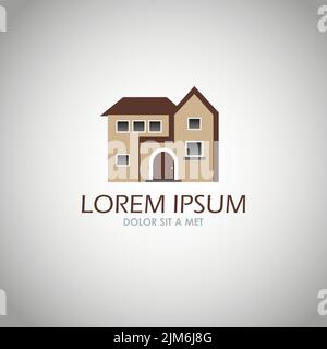 Haus Symbol Vektor-Zeichen. Designelement Stock Vektor