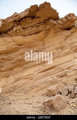 Tageszeit aus nächster Nähe Felsformation Stockfoto