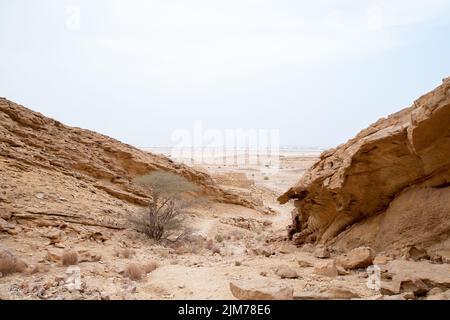 Tageszeit aus nächster Nähe Felsformation Stockfoto